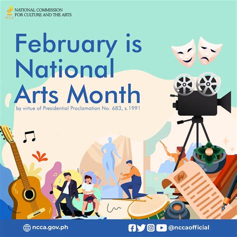 February is National Arts Month! .